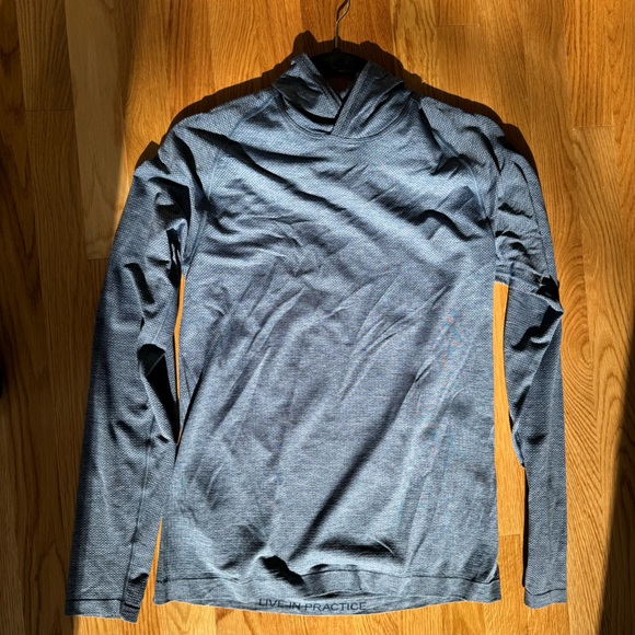 Lululemon metal vent hoodie midnight shadow/tempest blue size small - Picture 5 of 5